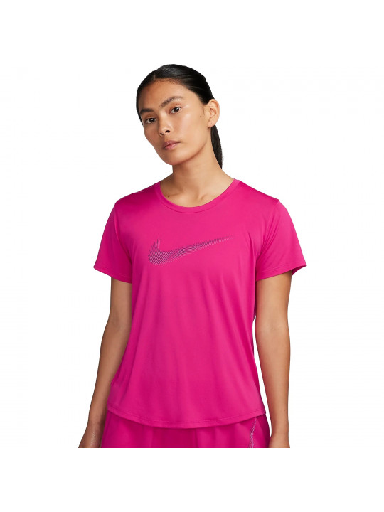 Original Nike W DF Swoosh HBR SS Top | Pink