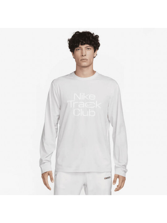 Original Nike M DF Track Club Hyverse LS | White