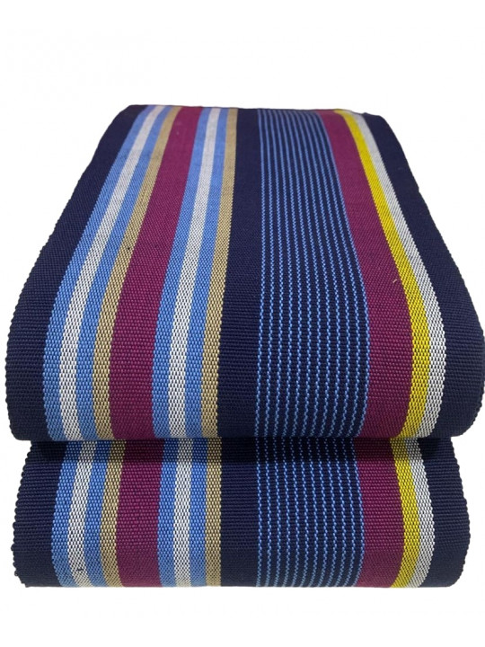 New Stripped Aso Oke Bundle Fabric | Multicolor