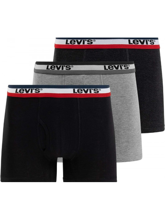 Levis's high comfort Cotton stretch Boxer 3 Pack | Multi color