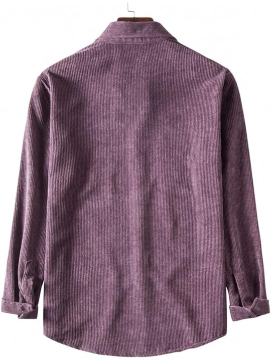 New Asos Design 90s oversized Lightweight Corduroy Shirt | Purple