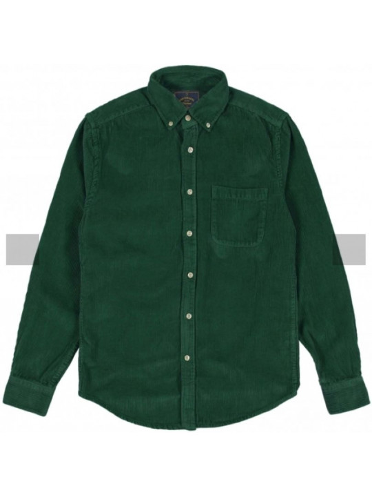 New Asos Design 90s oversized corduroy Shirt | Green