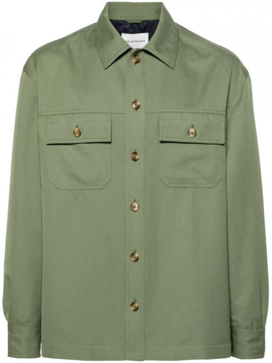 New Asos Design Cutton Shacket Shirt  | Khaki