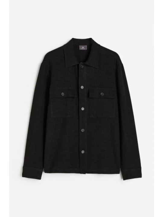 New Asos Design Cutton Shacket shirt| Black