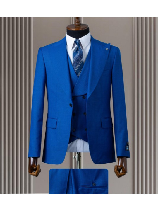 New Men Classic 3 Piece Suit | Blue