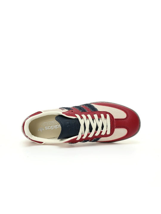 Adidas Samba OG x Nolittle Sneakers| Red Maroon Burgundy