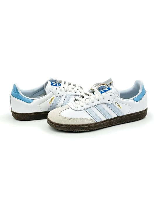 Adidas Samba OG Sneakers | White | Halo Blue
