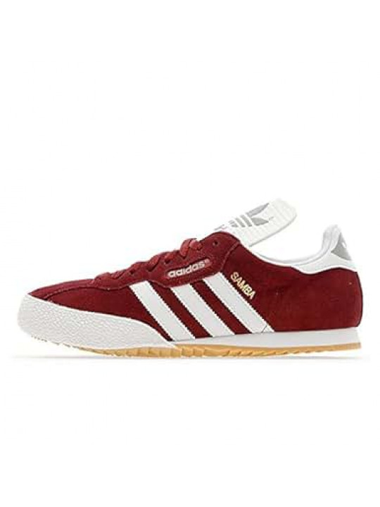 Adidas Samba OG x Nolittle Sneakers| Red Maroon Burgundy