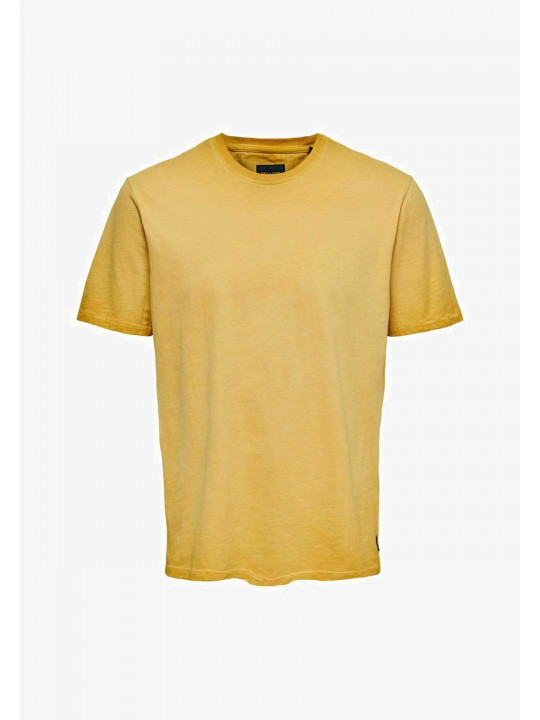 New Premium Selected Homme T-Shirt | Nugget Gold