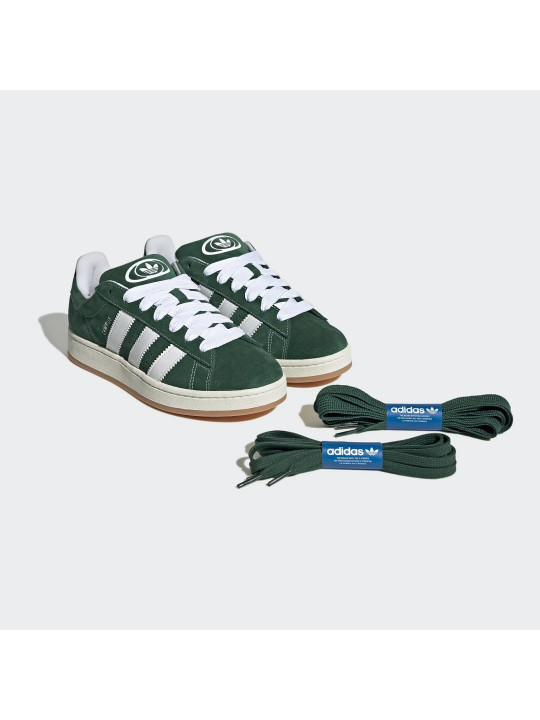 Adidas Campus Low Sneakers | Green and white