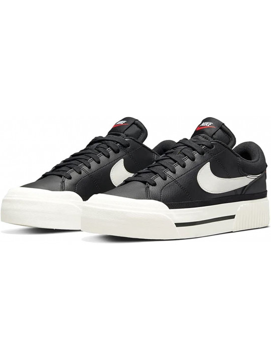 Nike Court Legacy Lift Sneakers | Black and White