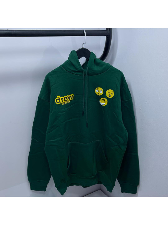 New Arrival Drew House Smiley Face Hoodie | Green