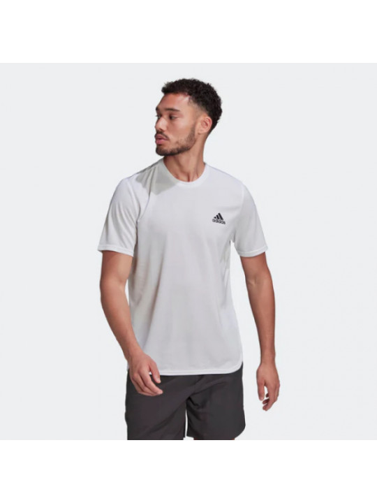 Adidas Sport's Tee With White Logo | White