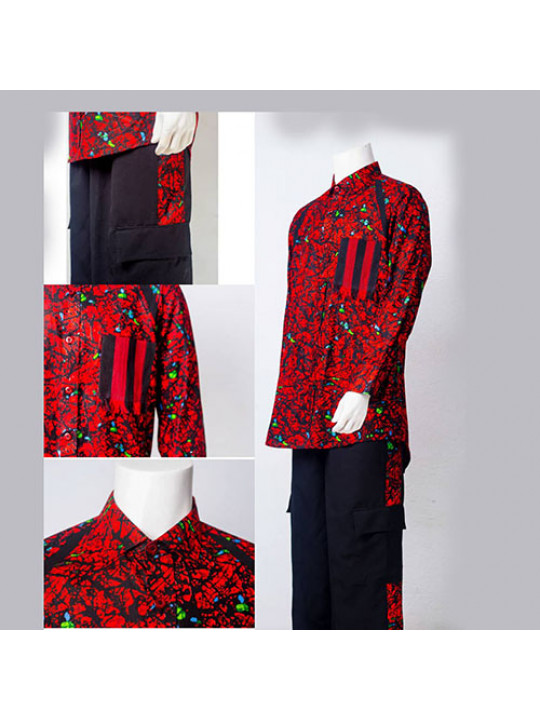 Afrocentric SS Shirts | Black | Red