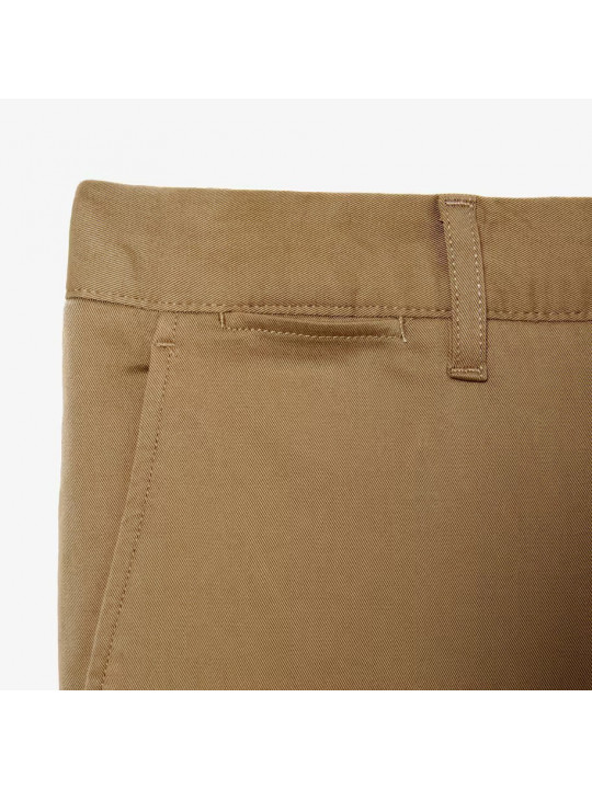 New Men's Lacoste Non Stretch Chinos Pants | Brown