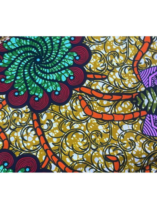 High Quality Ankara Fabrics 6 Yards | Multi Color