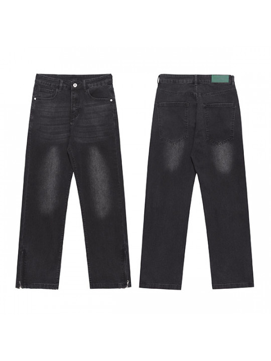 Men's High Quality Vintage Wash Jeans | Black