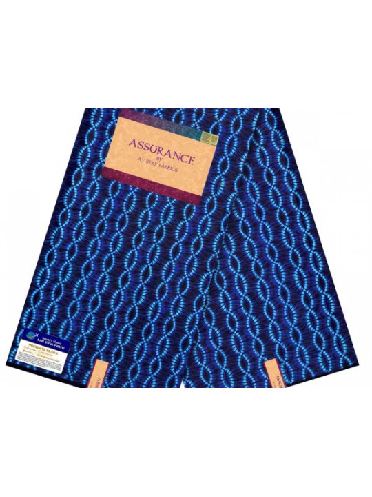 High Quality Ankara Fabrics 6 Yards | Dark Blue