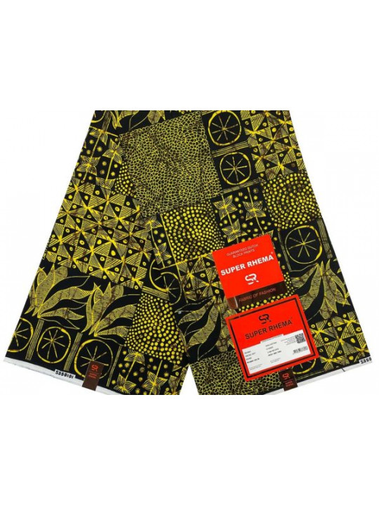 High Quality Ankara Fabrics 6 Yards | Olive Green 