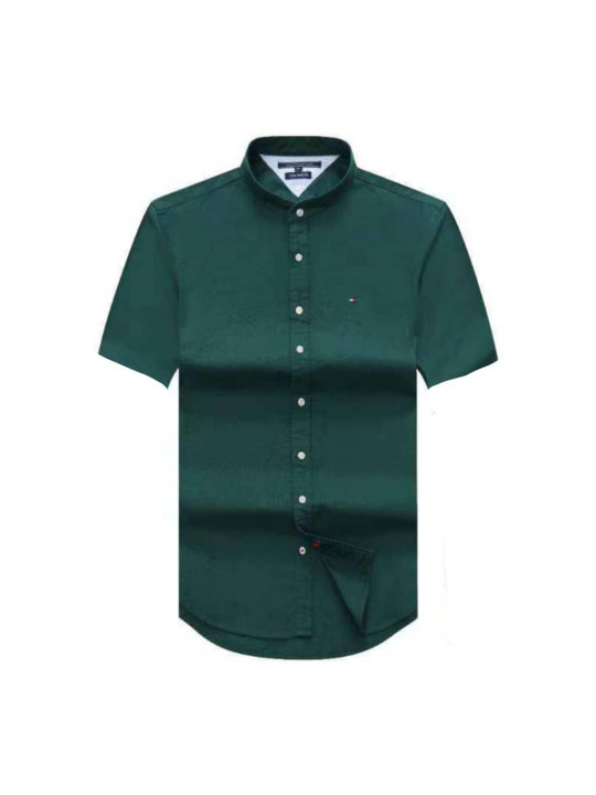 Tommy Hilfiger Bishop Collar SS Shirt | Green