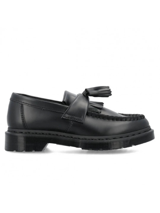 Dr Marten Adrain Tassel Quad Mono Loafers | All Black