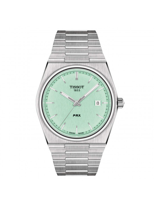 New Tissot PRX Mint Face Chain Strapped Watch | Sliver 