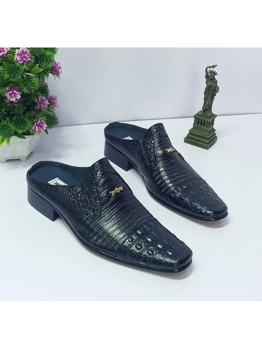 New Men's Mister Real Leather Half Shoe | Crocodile Skin