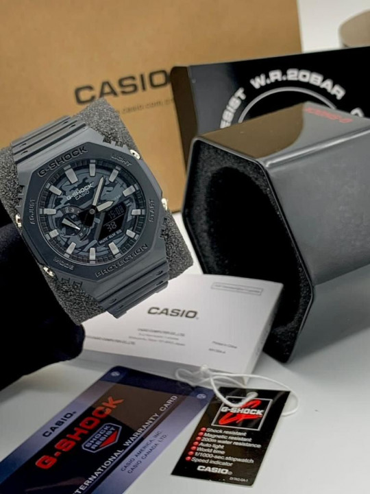 Casio Custom G-shock Camo Dial Rubber Watch | Grey
