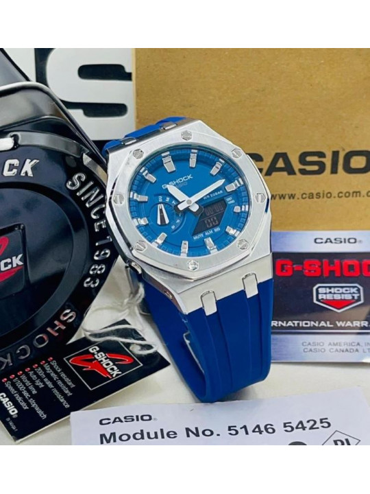 Casio G-Shock Dual Display Men Rubber watches | Blue