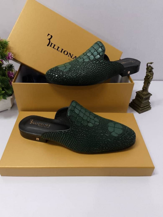 New Men's Billionaire Half shoe| Green