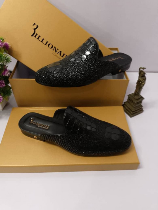 New Men's Billionaire Half shoe| Black