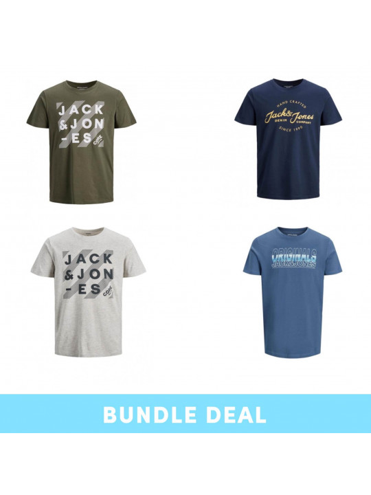 Jack & Jones Core Special Bundle of 4 T-Shirt
