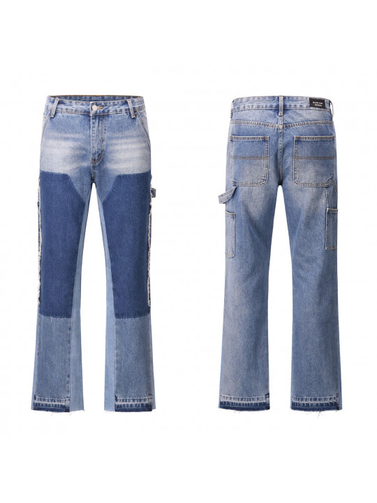 High Quality male Faded Jeans | Light Blue