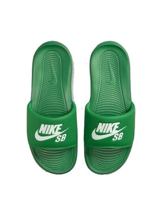 New Nike Victori One SB Slide | Green | White