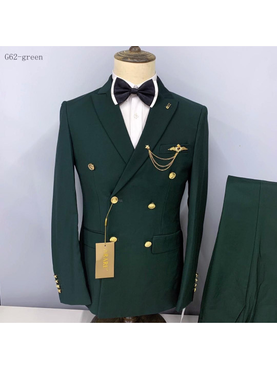 New Arrival Arare Double Breasted Suit | Green