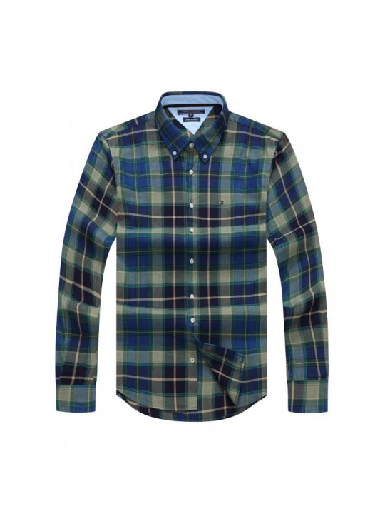 Tommy Hilfiger checked long sleeve shirt Multicolor | Ash & Blue