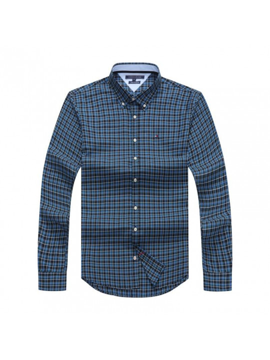 Tommy Hilfiger long sleeve checked shirt | Blue Multicolor 
