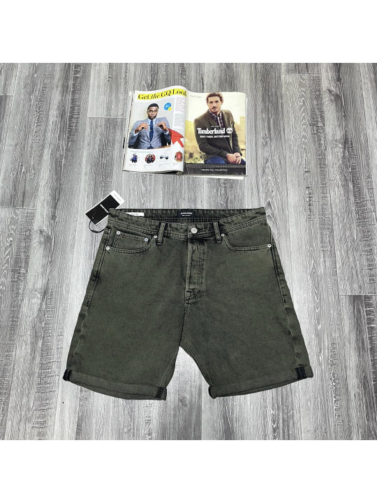 New Men Jack & Jones  Jeans Shorts | Dusky Green
