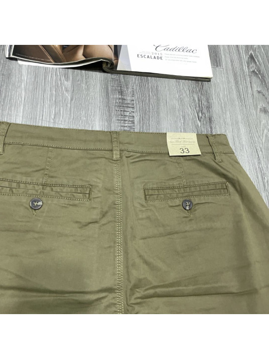 New Men BlackBlue Chinos Shorts | Army Green