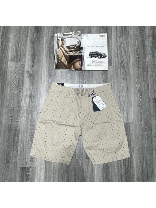 New Men SOTE Chinos Shorts with Spots Design | Brown