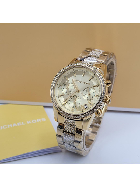 New Women's MICHAEL KORS Poris Wristwatch| Rose Gold