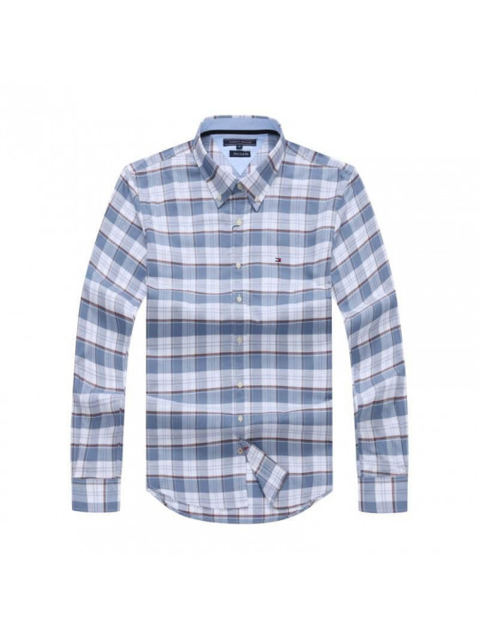 Tommy Hilfiger Checkered Multicoloured LS Shirt | Ash