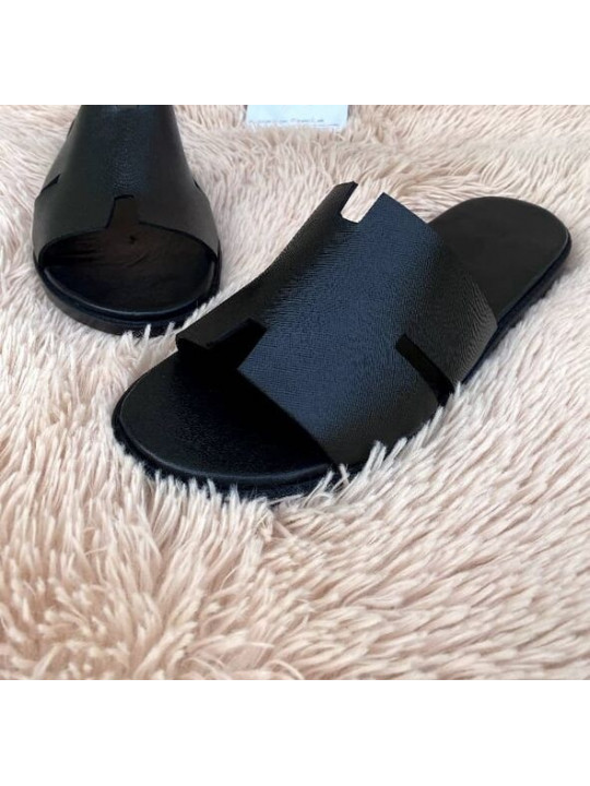 New Men Ade Footwear Leather Pam | Black