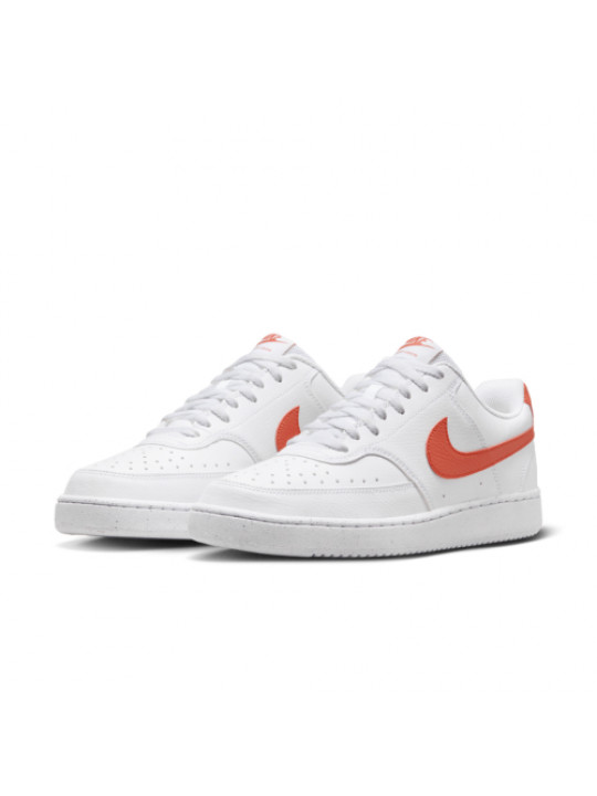 Original Nike Court Vision Low Next Nature | White & Orange