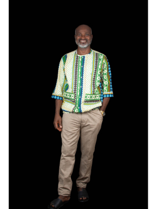 New Men's Kola Kudus Multi Pattern Suede Set Shirt | Green