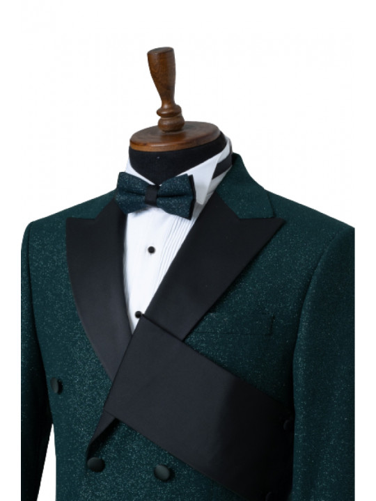 Men's Luxury Double-breasted Tuxedo | Green