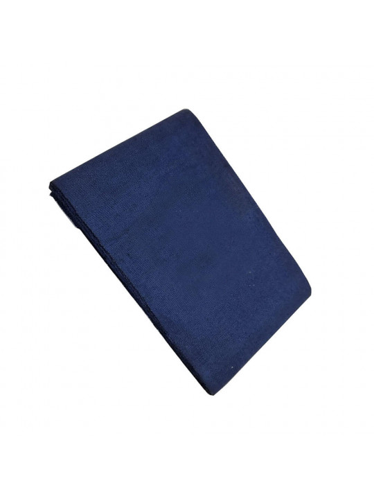 New Plain Aso Oke Bundle Fabric | Navy Blue