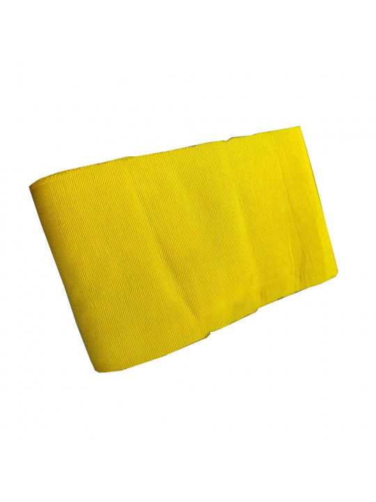 New Plain Aso Oke Bundle Fabric | Yellow