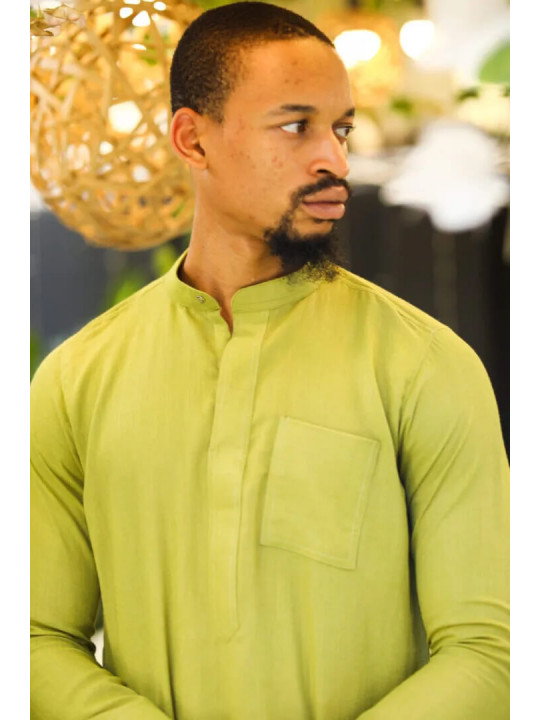 New Men's Kola Kudus Hassle Free Quality Tunics | Green