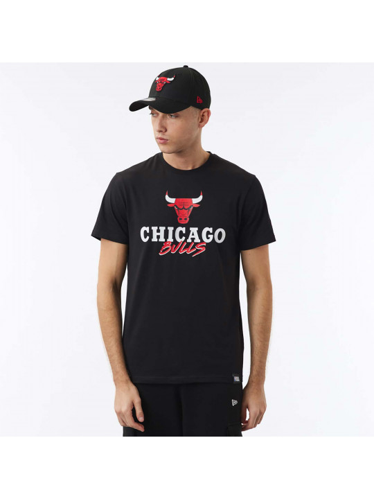 Original New Era T-Shirt Chicago Bulls | Black